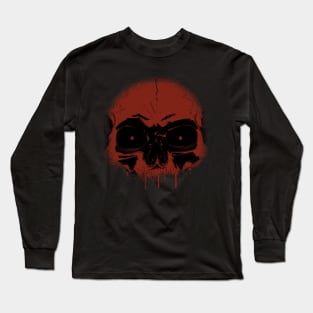 Red Skull Art Long Sleeve T-Shirt